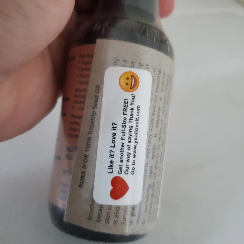 Pura D'or Professional Organic Rosehip Seed Oil 4oz 100% Pure Cold Pressed New